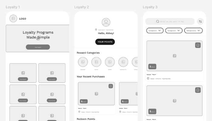 Phase 2 — LMS concept and wireframes